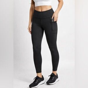 Danskin Black High Waist Active Leggings XL